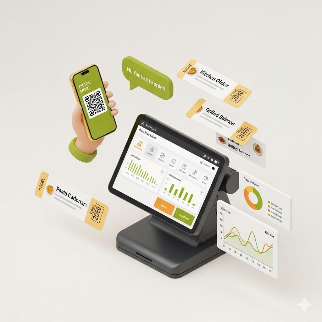 汎璟國際 餐飲 POS 系統與 LINE 點餐介面展示